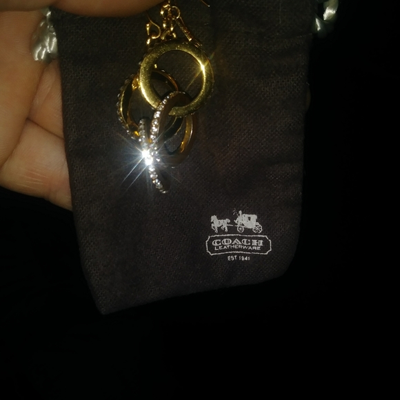 Coach earrings with bag - Picture 4 of 5